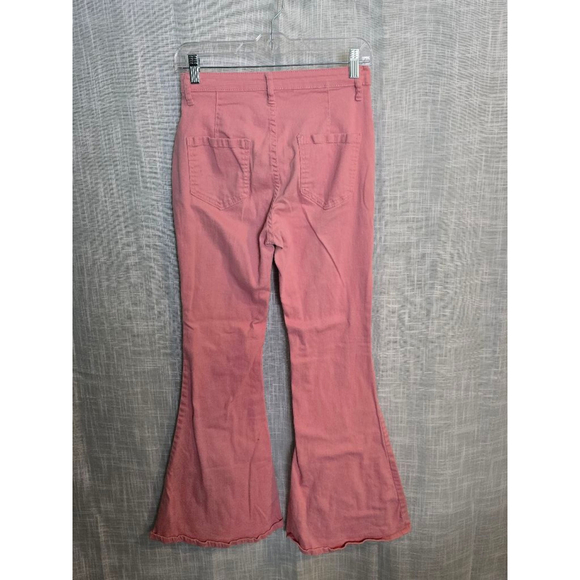 Women's Unbranded Flare Jeans Size M Pink - Picture 4 of 9